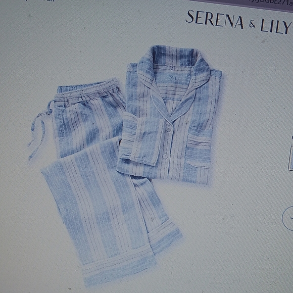 Serena & Lily Intimates & Sleepwear Serena Lilyporto Linen Pjslarge